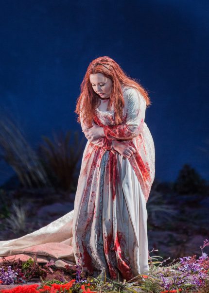 Albina Shagimuratova stars in the title role of Donizetti's "Lucia di Lammermoor" at Lyric Opera. Photo: Andrew Cioffi