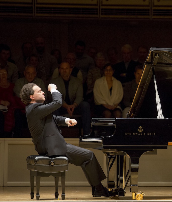 Evgeny Kissin performed a recital Sunday afternoon at Symhony Center. Photo: Todd Rosenberg