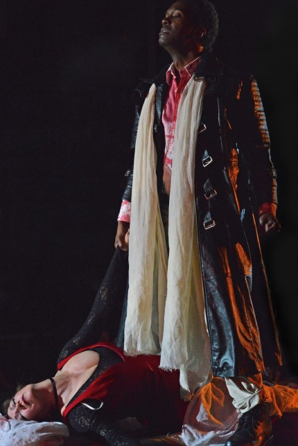 Nmon Ford and Suzan Hanson in Ernest Bloch's "Macbeth" at Chicago Opera Theater. Photo Keith Ian Polakoff