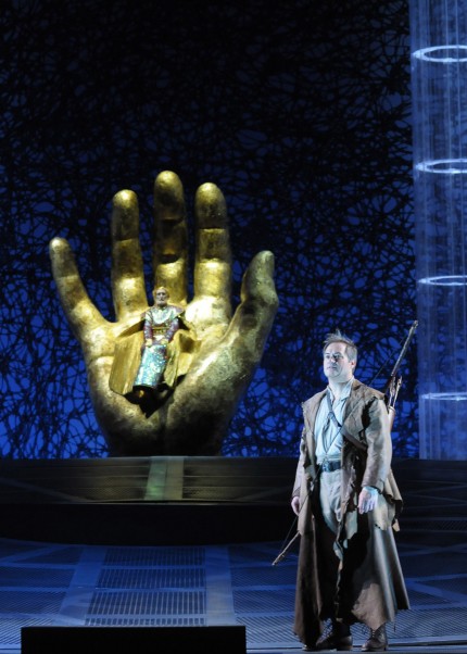 Paul Groves as the title hero in Lyric Opera's production of Wagner's "Parsifal." Photo: Dan Rest
