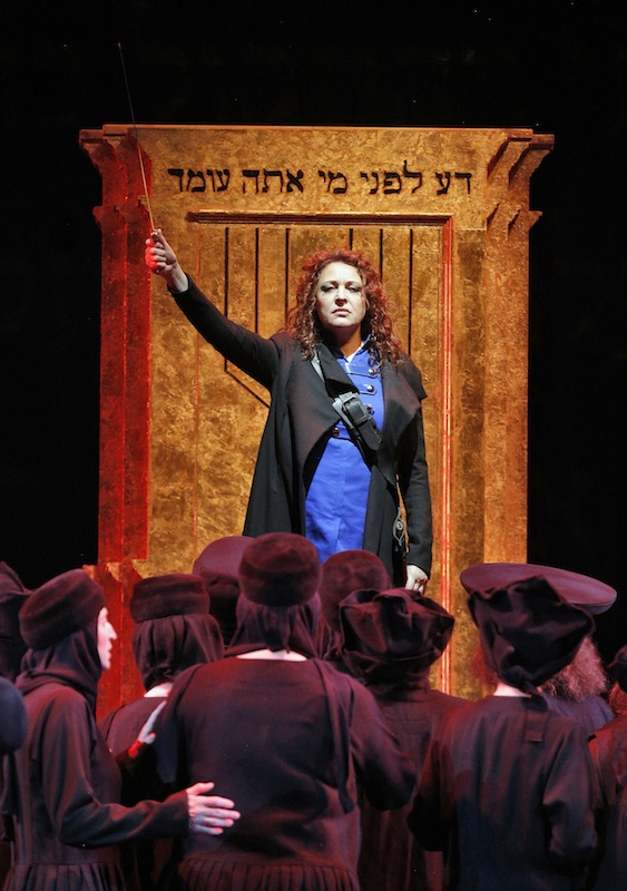 Tatiana Serjan is Abigaille in the Lyric Opera production of Verdi's "Nabucco." Photo: Cory Weaver
