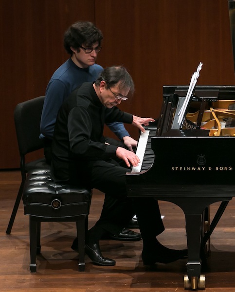 Pierre Laurent Aimard performed music of Ligeti and Beethoven Tuesday night at the Logan Center. Photo: Elliot Mandel