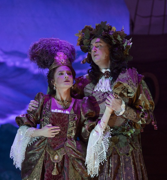 Kristin Knutson and Scott Brundscheen in “Ariane et Bachus” at Haymarket Opera. Photo: Charles Osgood