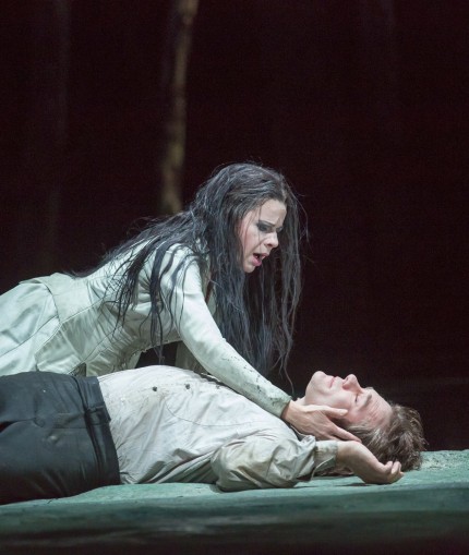 Ana Maria Martinez and Brandon Jovanovich in the Lyric Opera production of Dvorak's "Rusalka." Photo: Todd Rosenberg