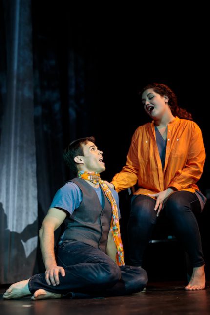Jonathan Wilson and Samantha Attaguile in Laura Kaminsky's "As One" at Chicago Fringe Opera. Photo: Victor LeJeune