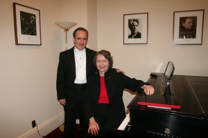 conlon and zwilich backstage at carnegie 2008