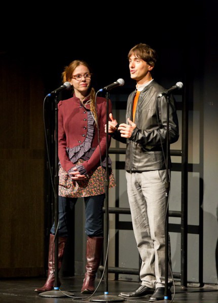 Anna Clyne and Mason Bates hosted their final MusicNOW program Monday night at the Harris Theater. File photo: Todd Rosenberg