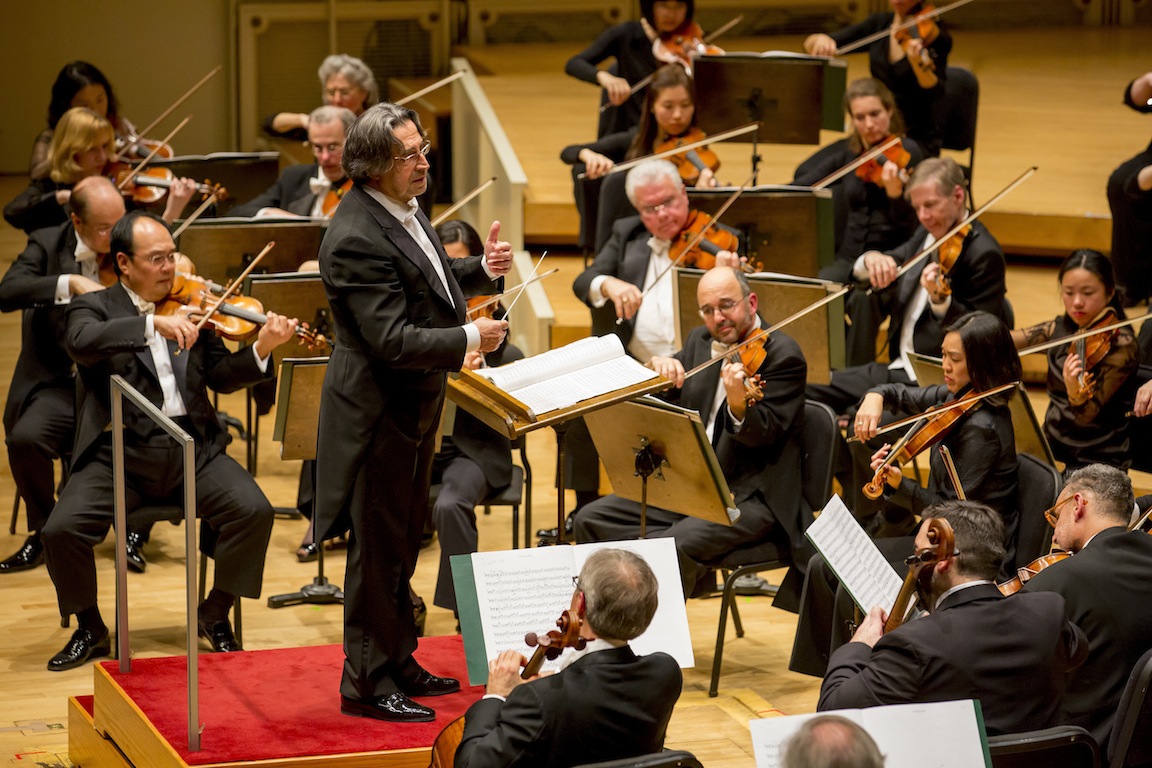 Riccardo Muti conducted the CSO in Schubert's "Great" C major symphony Thursday night. Photo: Todd Rosenberg