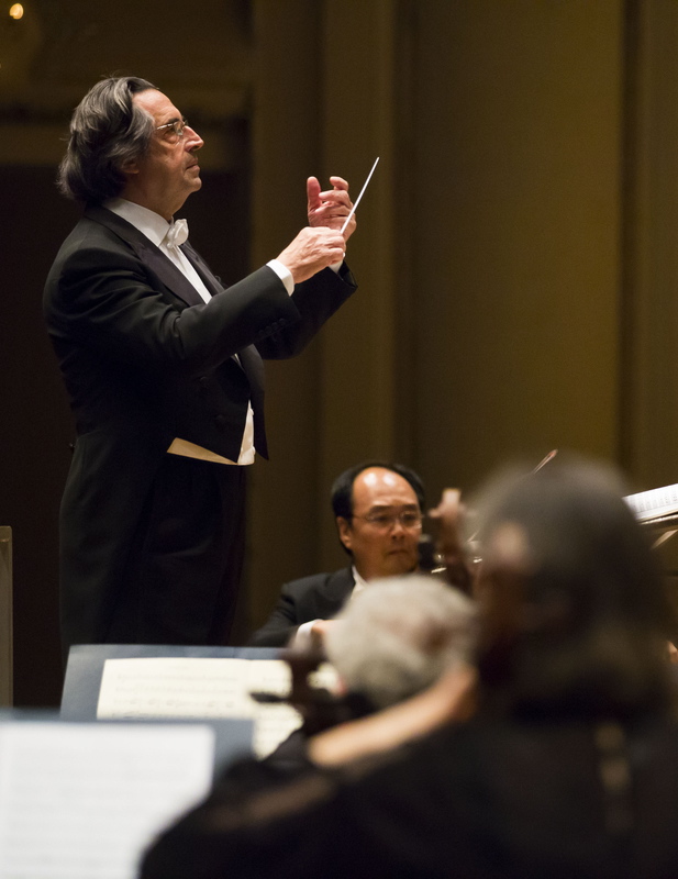 Riccardo Muti led the Chicago Symphony Orchestra in music of Schubert and Mozart Thursday night. Photo: Todd Rosenberg