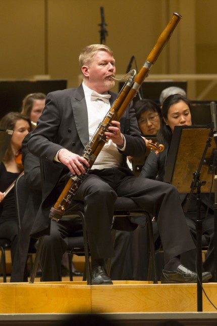 David McGill performed the Mozart Bassoon Concerto  Thursday night.