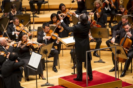 Riccardo Muti conducted the Chicago Symphony Orchestra in Tchaikovsky's Symphony No. 4 Thursday  night at Orchestra Hall. Photo: Todd Rosenberg