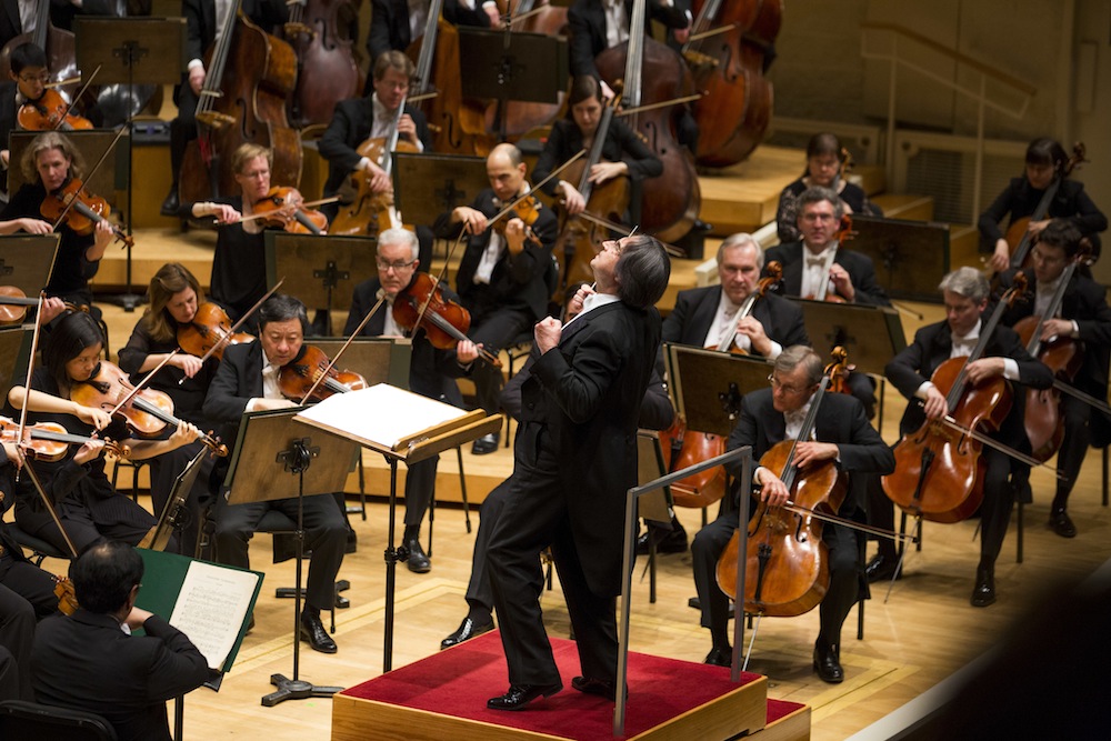 Riccardo Muti conducted the Chicago Symphony Orchestra in music of Tchaikovsky and Scriabin Thursday night. Photo: Todd Rosenberg