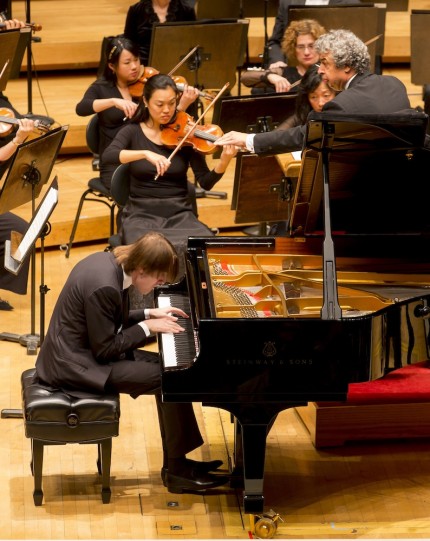 Daniil Trifonov performed Rachmaninoff's Piano Concerto No. 1 with conductor Semyon Bychkov and the Chicago Symphony Orchestra Thursday night. Photo: Todd Rosenberg