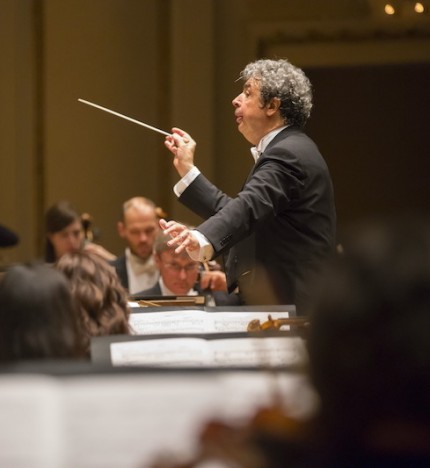 Semyon Bychkov conducted the Chicago Symphony Orchestra in Bruckner's Symphony No. 8 Thursday night. Photo: Todd Rosenberg