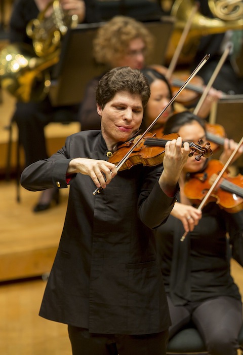 Augustin Hadelich performed Mozart's Violin Concerto No. 5 Wednesday with the CSO. Photo: Todd Rosenberg 
