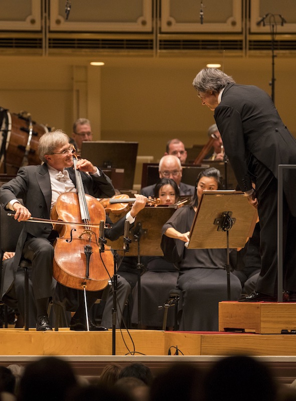 John Sharp performed Schumann's Cello Concerto with Riccardo Muti and the Chicago Symphony Orchestra Friday night. Photo: Todd Rosenberg 