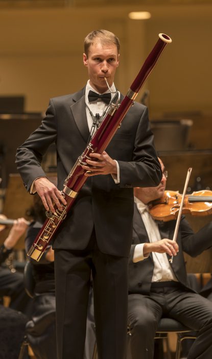 1/18/18 8:43:32 PM -- Chicago, IL, USA Chicago Symphony Orchestra Rafael Payare conductor Keith Buncke bassoon Bernstein Symphonic Dances from West Side Story Mozart Bassoon Concerto © Todd Rosenberg Photography 2018