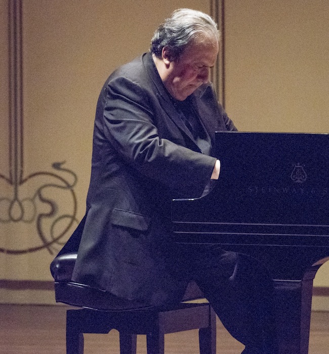 Yefim Bronfman performed Prokofiev piano sonatas Tuesday night at the Ravinia Festival. Photo: Pedro DeJesus 