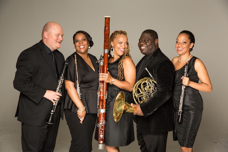 The Imani Winds performed Friday night at Mandel Hall in the University of Chicago Presents series.