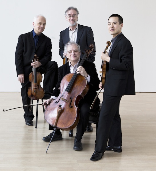 The Juilliard Quartet performed Monday night at the Ravinia Festival. Photo: Simon Powis