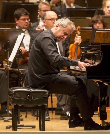 Jeremy Denk performed Bartok's Piano Concerto No. 2 with Sir Mark Elder and the Chicago Symphony Orchestra Thursday night. Photo: Todd Rosenberg
