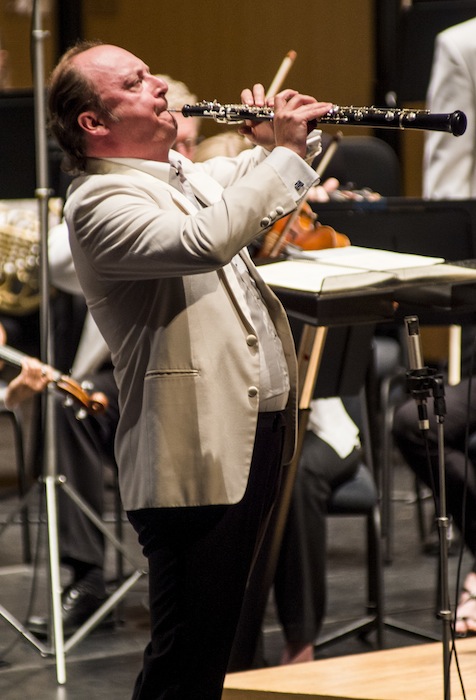 François Leleux performed Richard Strauss's Oboe Concerto with the Grant Park Orchestra Friday night at the Harris Theater. Photo: Norman Timonera