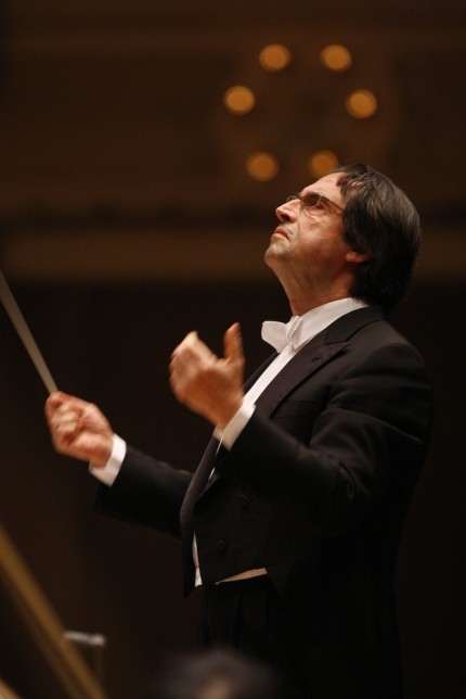 Riccardo Muti conducted the Chicago Symphony Orchestra and Chorus in music of Scriabin and Prokofiev Thursday night. File photo: Todd Rosenberg 