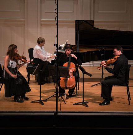The Orion Ensemble performed Sunday night at the Music Institute of Chicago in Evanston. Photo: Ed Ingold