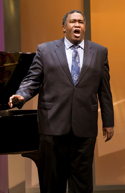 Eric Owens sang the title role in Mendelssohns "Elijah," performed by Music of the Baroque Saturday night at the Harris Theater. File photo: Todd Rosenberg