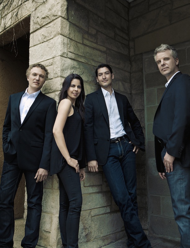 The Pacifica Quartet performed its final concert as University of Chicago ensemble in residence Sunday afternoon at Mandel Hall. Photo: Lisa Marie Mazzucco