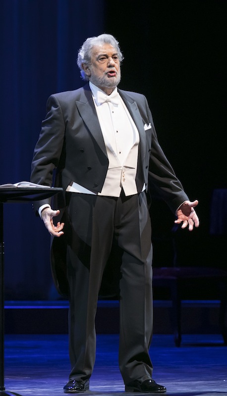 Placido Domingo performed Thursday night at Lyric Opera. Photo: Todd Rosenberg