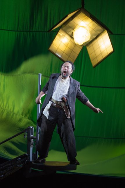 Samuel Youn is Alberich in Lyric Opera's'"Das Rheingold." Photo Andrew Cioffi