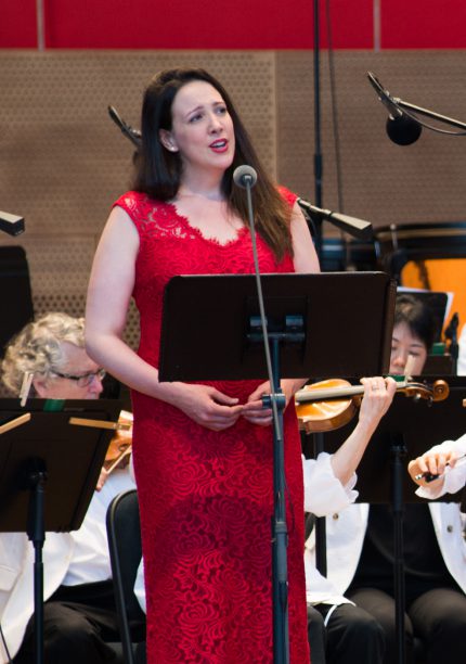 Susanna Phillips performed Copland's "Eight Poems of Emily Dickinson" Wednesday night with the Grant Park Orchestra. Photo: Fareine Suarez