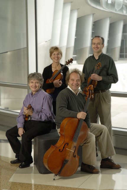 The Takacs String Quartet performed Monday night at Ravinia's Martin Theater and will offer a second program tonight. 