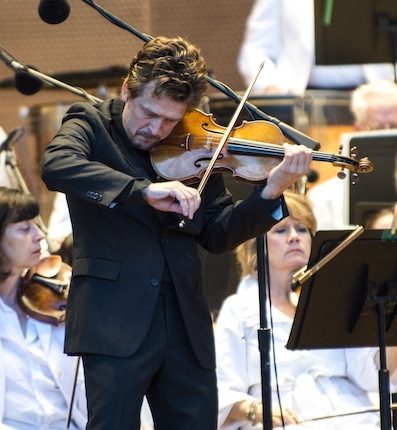 Christian Tetzlaff performed Lalo's "Symphonie espagnole" Wednesday night at the Grant Park Music Festival. Photo: Norman Timonera.