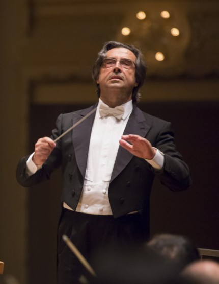 Riccardo Muti conducted the Chicago Symphony Orchestra in music of Bruckner Thursday night. File photo: Todd Rosenberg