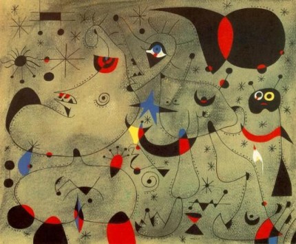 "Nocturne" by Joan Miro, 1940.