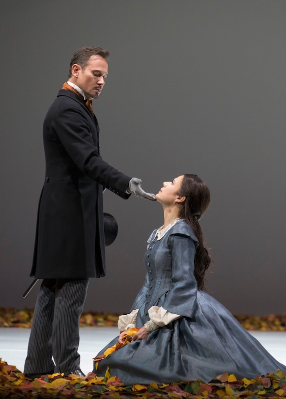 Mariusz Kwiecien and Ana Maria Martinez in Tchaikovsky's "Eugene Onegin" at Lyric Opera. Photo: Todd Rosenberg